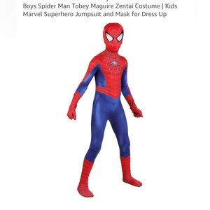 Spider Superhero Kids Costume - Red and Blue size 120